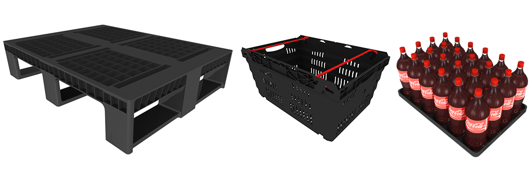 Plastic Crates and Trays